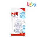 Nuk 2-Piece Premium Choice Plus Silicone Teat - Size 2, Small