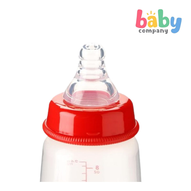 Pigeon RPP Feeding Bottle 240ml/8oz 9+ Months - Red