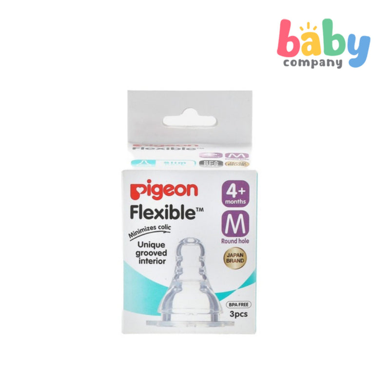 Pigeon 3-pack Flexible Nipples