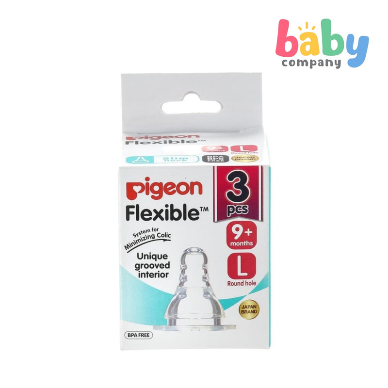 Pigeon 3-pack Flexible Nipples