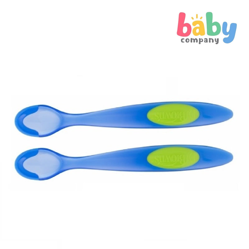 Dr. Browns 2-pack Infant Feeding Spoon Set (Blue)