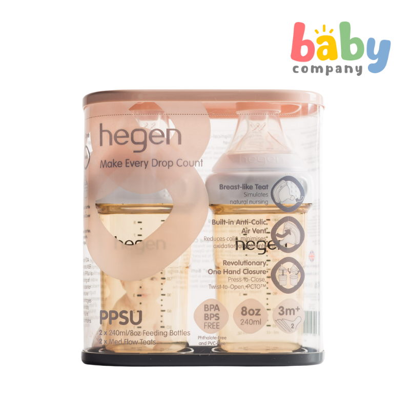 Hegen 2-Pack Feeding Bottle PPSU 240ml