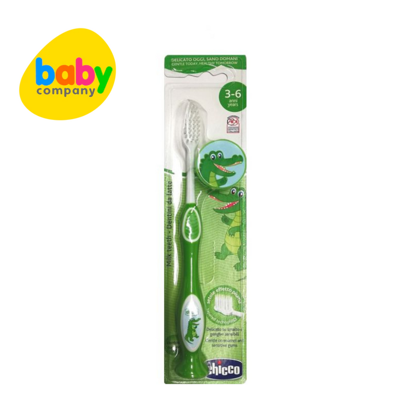 Chicco Kids Toothbrush For 3-6 years old (Available in 3 Colors)