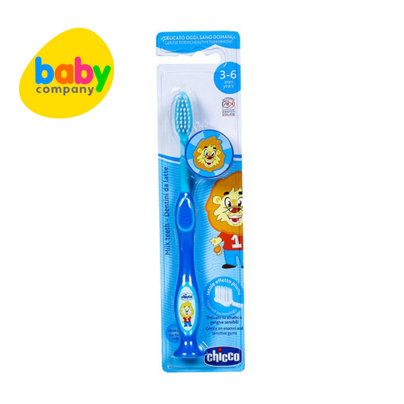 Chicco Kids Toothbrush For 3-6 years old (Available in 3 Colors)