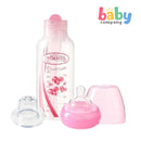 Dr. Brown's 2-in-1 Narrow-Neck Transition Bottle Kit 250ml Pink