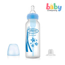 Dr. Brown's 2-in-1 Narrow-Neck Transition Bottle Kit 250ml Blue