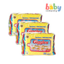Giggles 3-pack Baby Wipes Unscented 30+2 Sheets