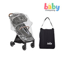 Joie Pact Pro Stroller with Rain Cover & Adapters - Shale