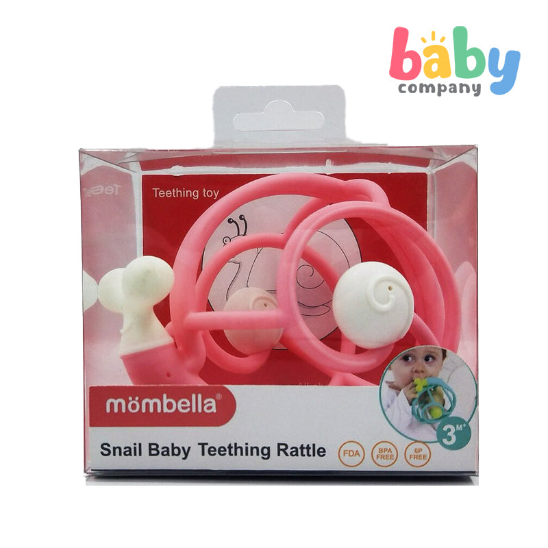 Mombella Snail Rattle Teether