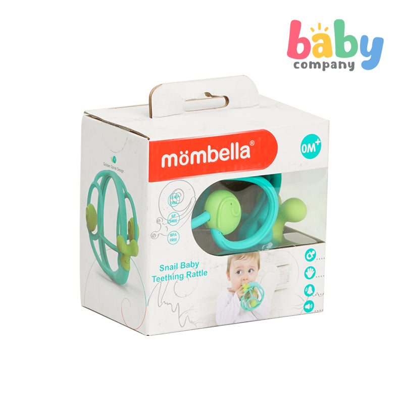 Mombella Snail Rattle Teether