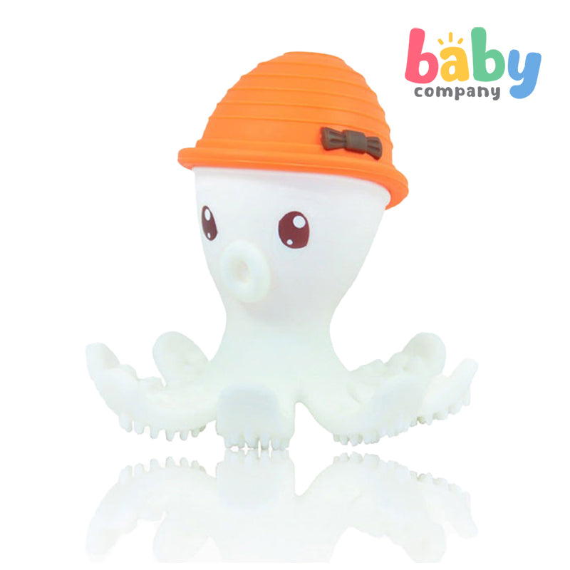 Mombella 3D Octopus Teether - Orange