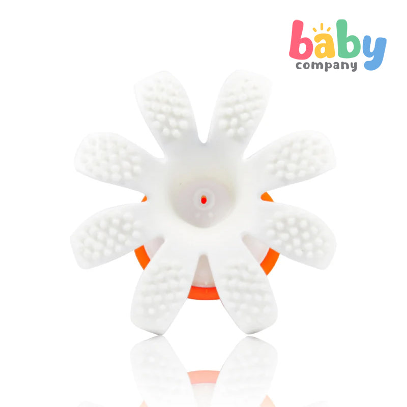 Mombella 3D Octopus Teether - Orange