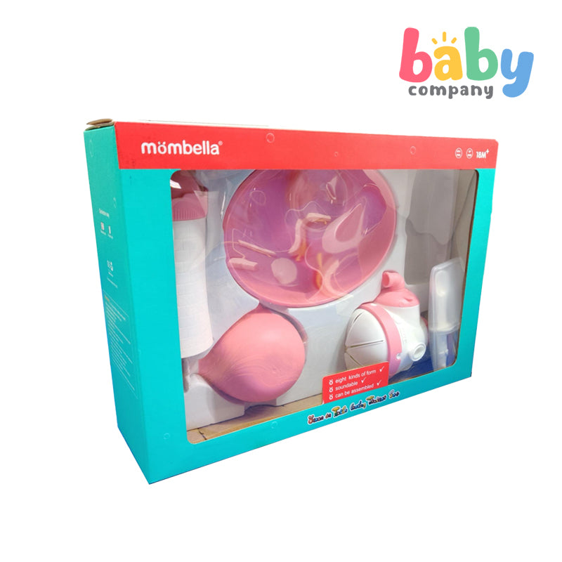 Mombella Ocean On Table Feeding Trainer Set - Pink