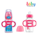 Dr. Brown's Wide-Neck Sippy Bottle 270ml Pink