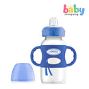 Dr. Brown's Wide-Neck Sippy Bottle 270ml Blue