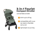 Joie 3in1 Compact Tourist Stroller - Laurel