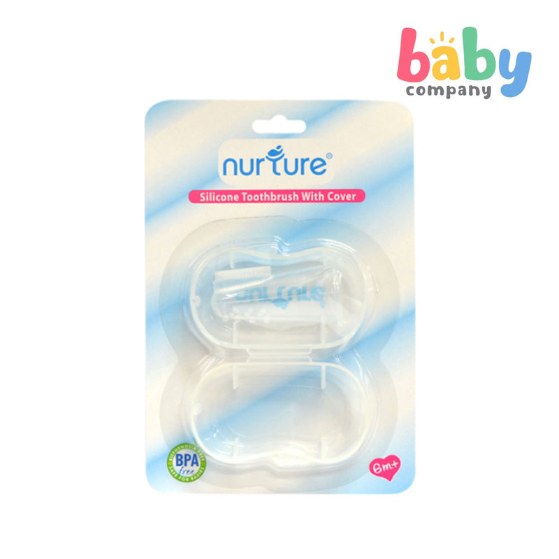 Nurture Silicone Toothbrush With Cover