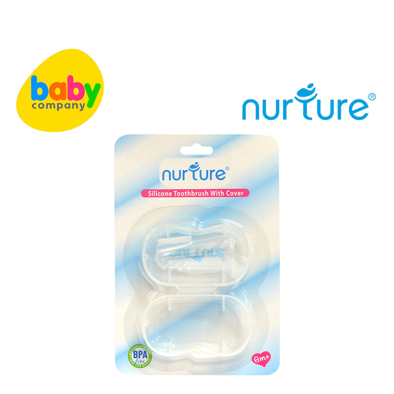Nurture Silicone Toothbrush With Cover