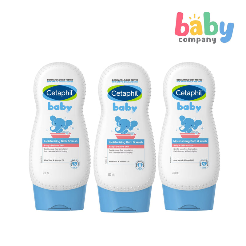 Cetaphil Baby Ultra Moist Bath & Wash - 2+1 Pack