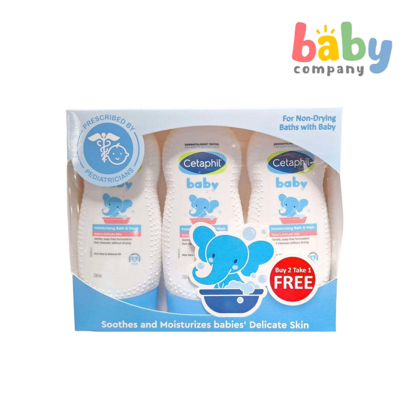 Cetaphil Baby Ultra Moist Bath & Wash - 2+1 Pack