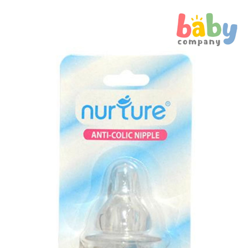 Nurture Anti Colic Silicone Nipple Pack of 2 - X Cut