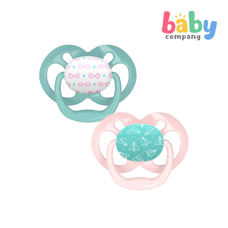 Dr. Brown's Advantage Stage 2 Pacifiers Pink Airplanes