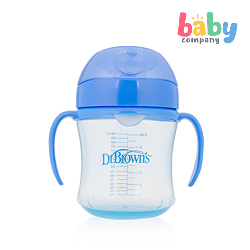 Dr. Brown's Soft-Spout Transition Cup 180ml Blue
