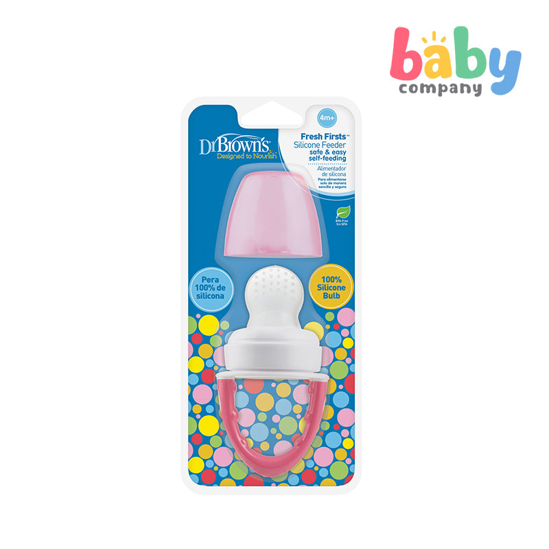 Dr. Brown's Fresh First Silicone Feeder Pink
