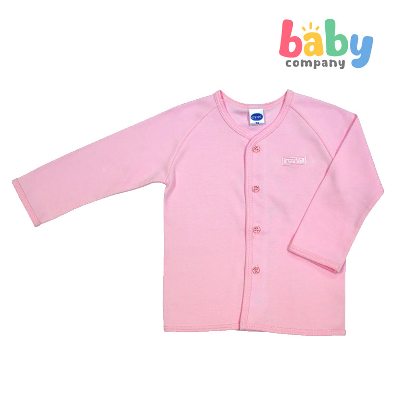 Enfant Long Sleeves Button Down Shirt - Pink