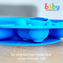 Marcus & Marcus Yummy Dips Suction Divided Plate