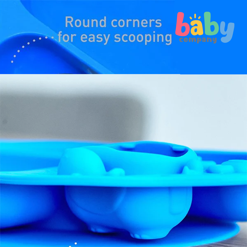 Marcus & Marcus Yummy Dips Suction Divided Plate