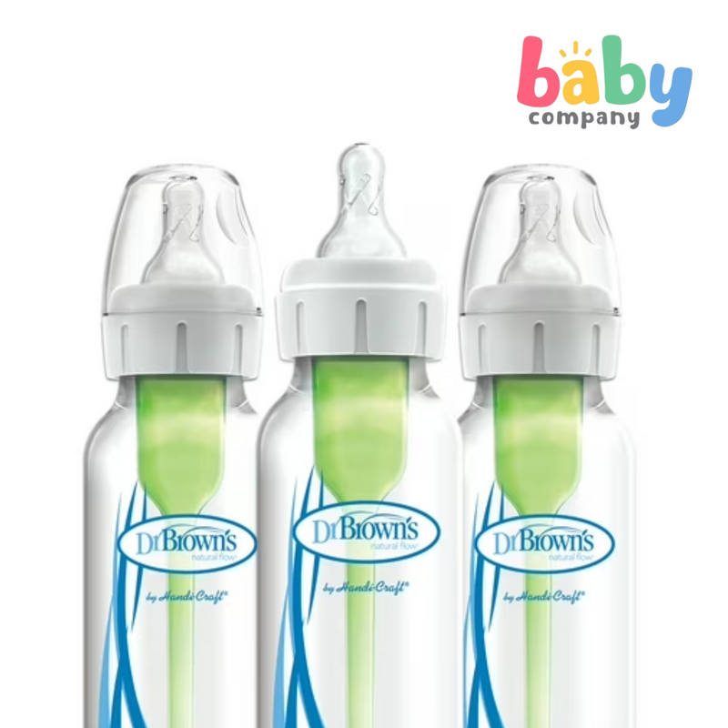 Dr. Brown's 3-Pack Options+ Narrow-Neck Bottle 250ml