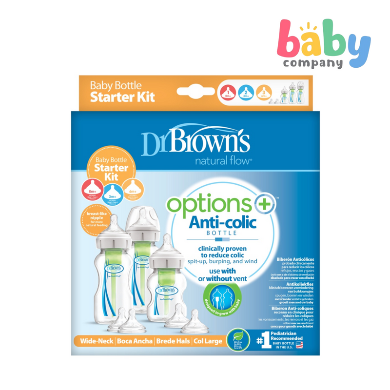 Dr. Brown's Options+ Wide-Neck Bottle Starter Kit