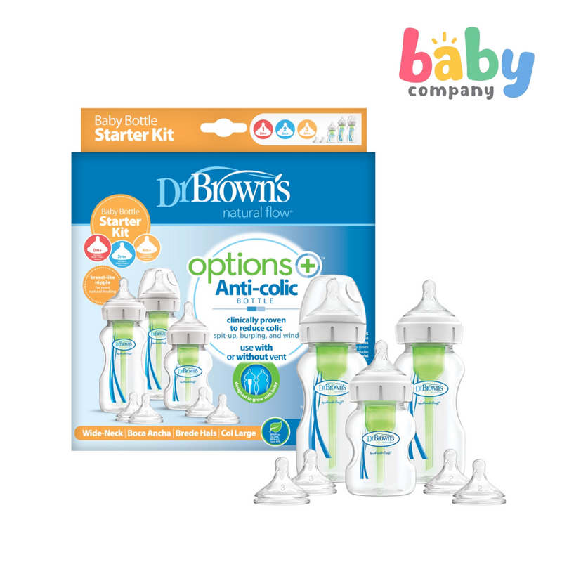 Dr. Brown's Options+ Wide-Neck Bottle Starter Kit