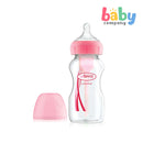 Dr. Brown's Options+ Wide-Neck Baby Bottle 270ml Pink