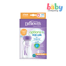 Dr. Brown's 2-pack Options+ Wide-Neck Baby Bottle 270ml Purple