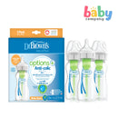 Dr. Brown's 3-Pack Options+ Wide-Neck Bottle 270ml
