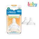 Dr. Brown's 2-pack Options+ Wide-Neck Nipple