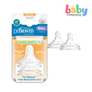 Dr. Brown's 2-pack Options+ Wide-Neck Nipple