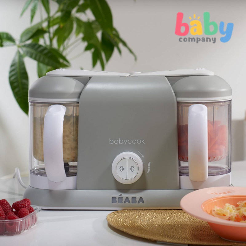 Beaba Babycook Duo Plus Stoomkoker-Mixer - Grey
