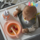 Beaba Training Plate 210ml (4M+) - Pink