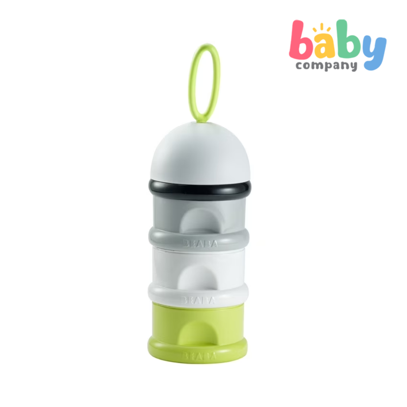 Beaba 4 Compartments Formula & Snack Container - Neon