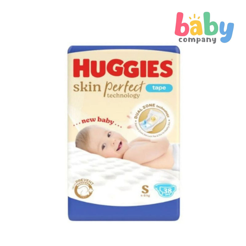 Huggies Skin Perfect Taped Diapers - Small, 38 pcs