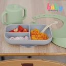 Beaba Baby Silicone 2-Piece Meal Set with Divider