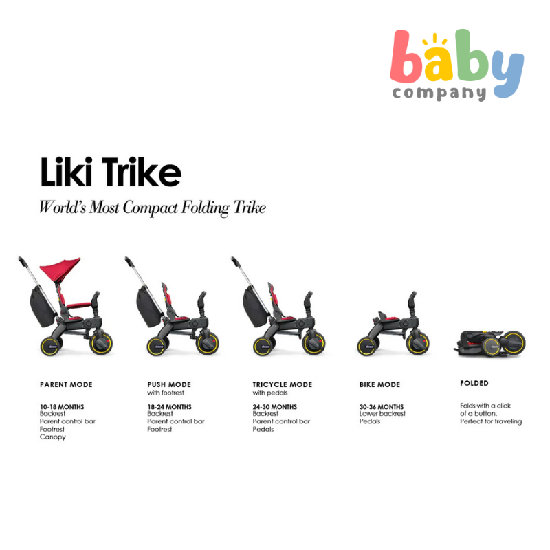 Doona Liki Trike S3 Flame Red