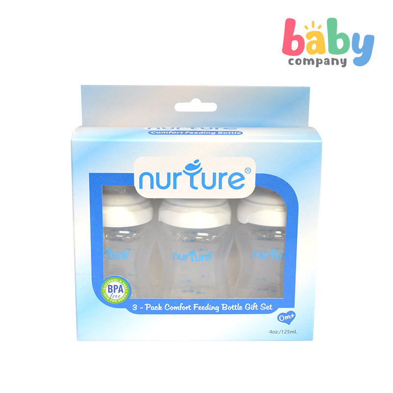 Nurture 3-Pack 4oz Comfort Feeder Bottle