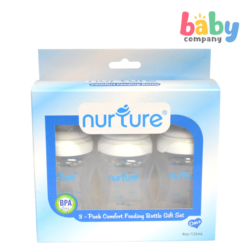 Nurture 3-Pack 4oz Comfort Feeder Bottle