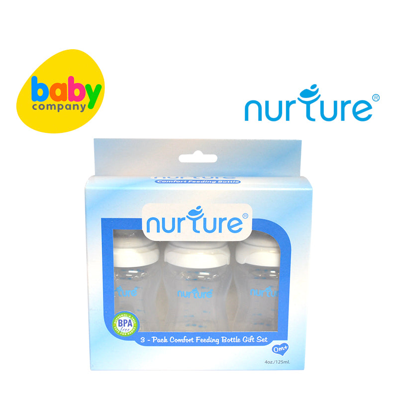 Nurture 3-Pack Comfort Feeder Bottle - 4oz