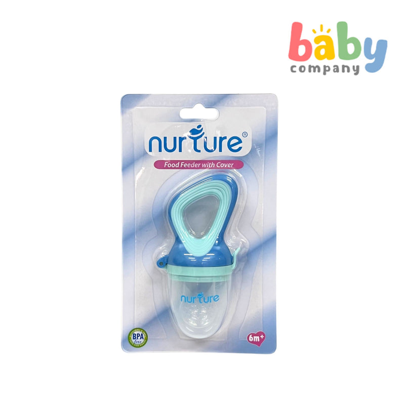 Nurture Baby Food Feeder with Cover - Blue