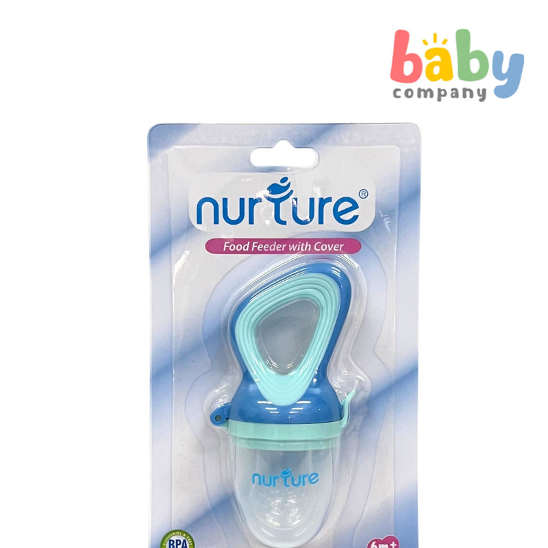 Nurture Baby Food Feeder with Cover - Blue